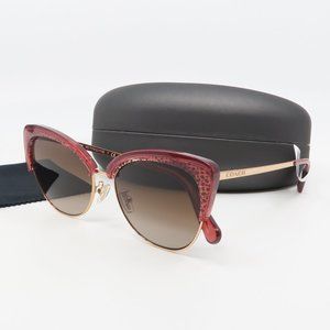 HC 7110 557413 Coach Red/ Rose Gold Gradient Sun